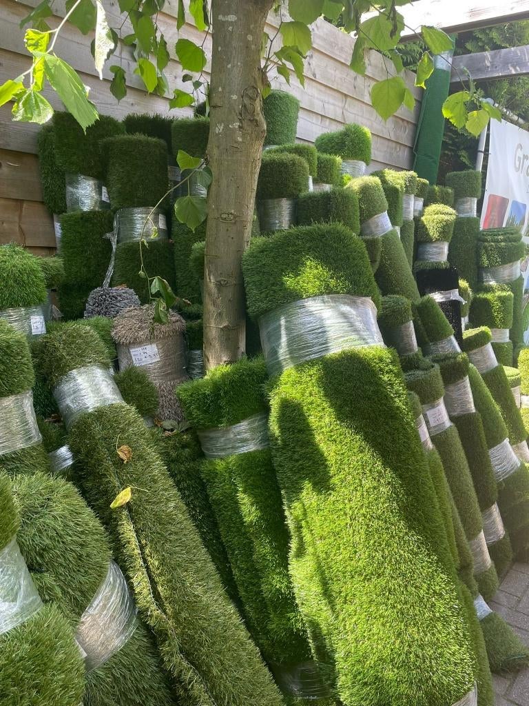 Kunstgras leegverkoop €9,95 per m2 in Kortingshoek!, Tuin en Terras, Ophalen of Verzenden, Nieuw, 20 m² of meer, Kunstgras