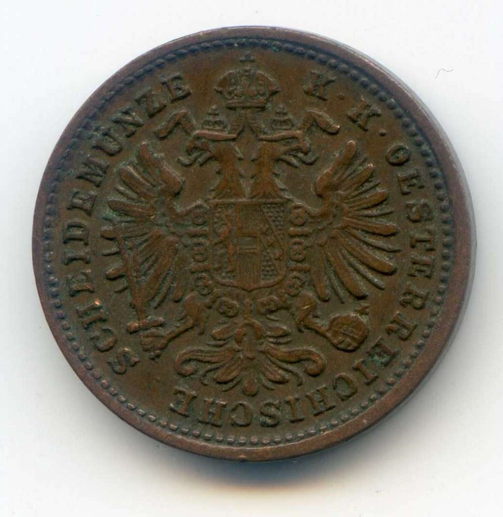 Oostenrijk 1 Kreuzer 1885, Postzegels en Munten, Ophalen of Verzenden, Oostenrijk