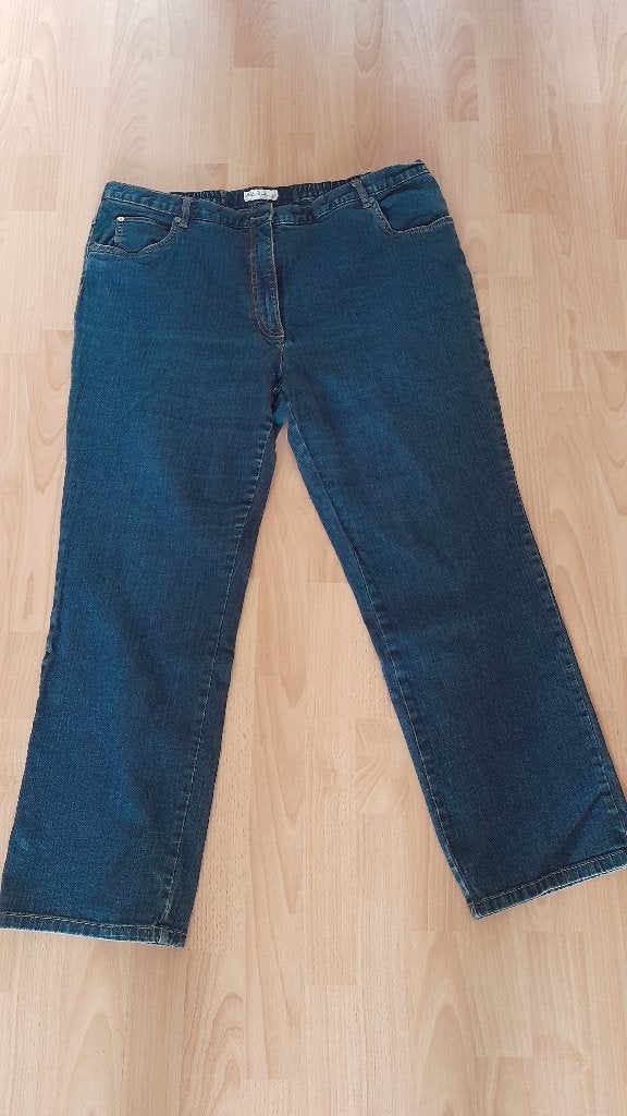 Dames spijkerbroek mt 52, Blauw, Overige jeansmaten, Nieuw, Ulla Popken