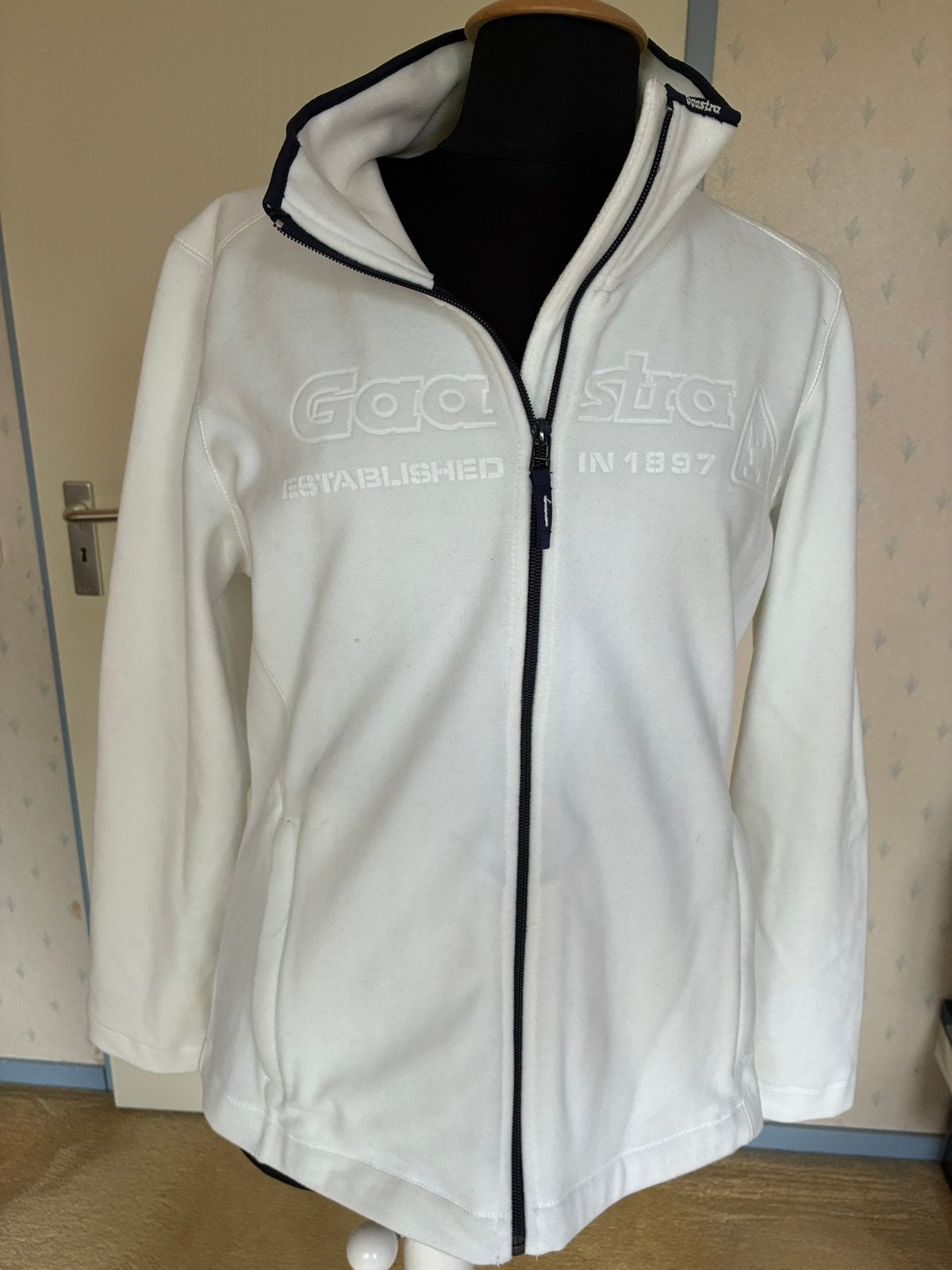 195 Gaastra fleece jack in maat XXXL gebroken wit, Verzenden, Zo goed als nieuw, Maat 46/48 (XL) of groter, Wit