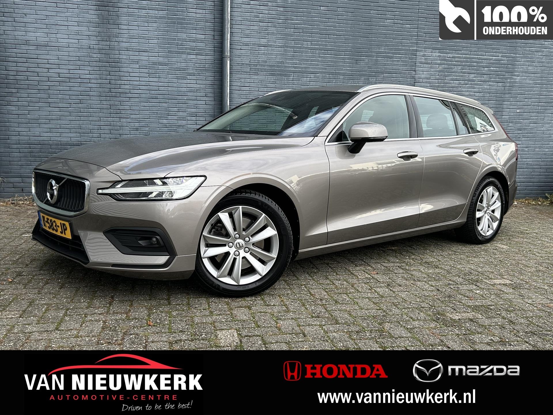 VOLVO V60 B3 163pk Automaat Mild Hybrid Business Pro | Harma, Auto's, Stof, 4 cilinders, Hybride Elektrisch/Benzine, 93 €/maand