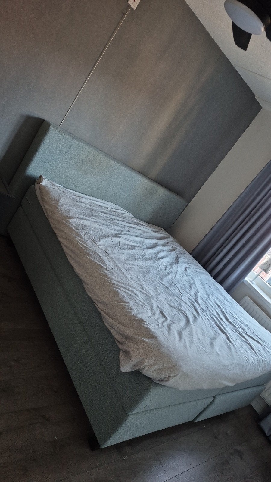 Gratis Morgana bed 180x200  incl matrassen, topper, Ophalen, Gebruikt, Tweepersoons, 180 cm