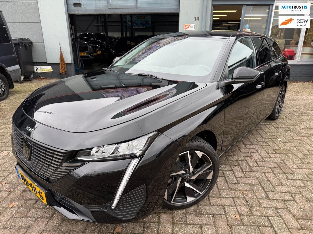 Peugeot 308 SW 1.6 PHEV Hybrid 11-2023 210PK Allure ACC LEDE, Auto's, Peugeot, Bedrijf, Te koop, ABS, Achteruitrijcamera, Adaptive Cruise Control