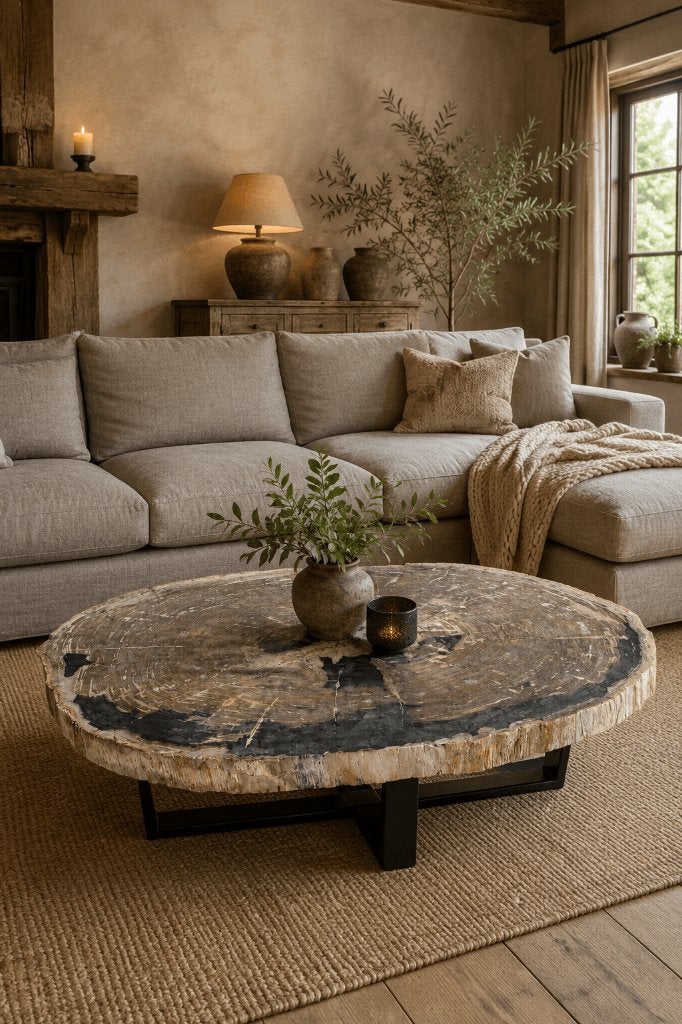 eyecatcher: Unieke grote salontafel, 100 tot 150 cm, Nieuw, Ophalen of Verzenden, 150 tot 200 cm