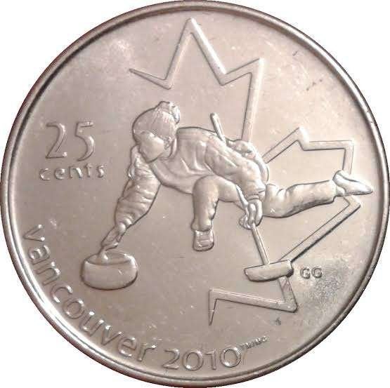 Canada - 25 cent 2007 - Curling - Circulated!, Verzenden, Noord-Amerika, Losse munt