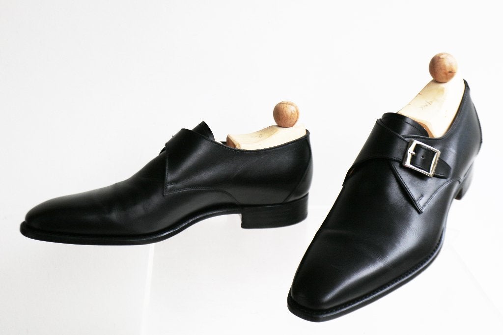 Bijna nieuw! Monks van Santos by Carlos Santos in 7 = 41, Zwart, Ophalen of Verzenden, Santos by Carlos Santos, Gespschoenen