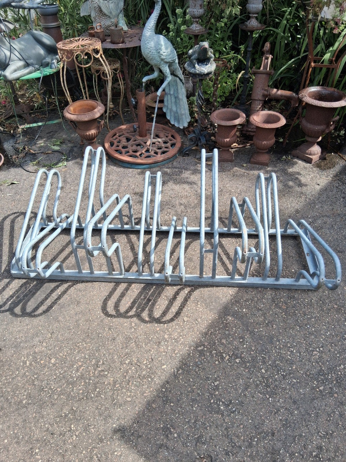 Fietsenrek, Ophalen