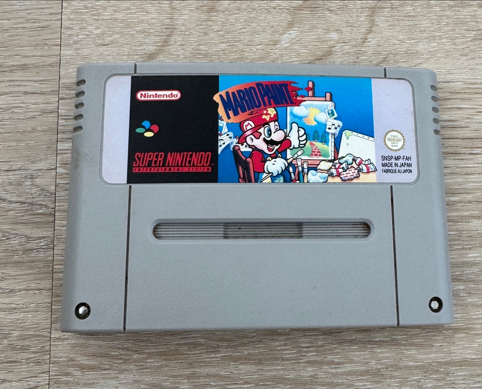 Mario Paint Super Nintendo SNES Game Cartridge, Spelcomputers en Games, Games | Nintendo Super NES, Ophalen, Gebruikt, Overige genres