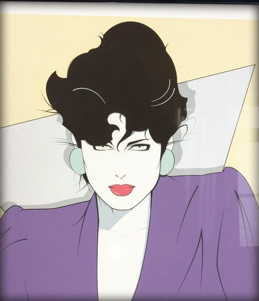 PATRICK NAGEL 80\'s Pop Art Poster in Lijst #3, Verzenden, Nieuw, A1 t/m A3, Film en Tv