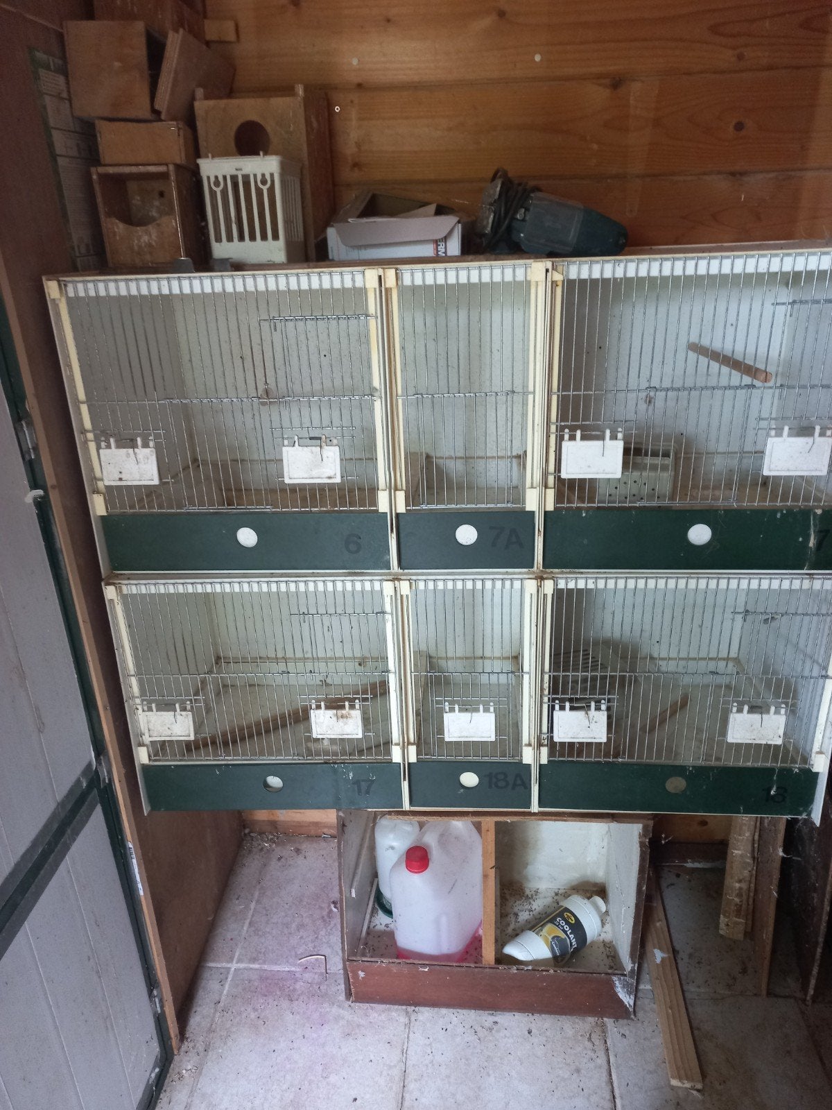Te koop 2x2 broedkooien, Dieren en Toebehoren, Vogels | Hokken en Kooien, Ophalen, Hout, Broedkooi of Kweekkooi