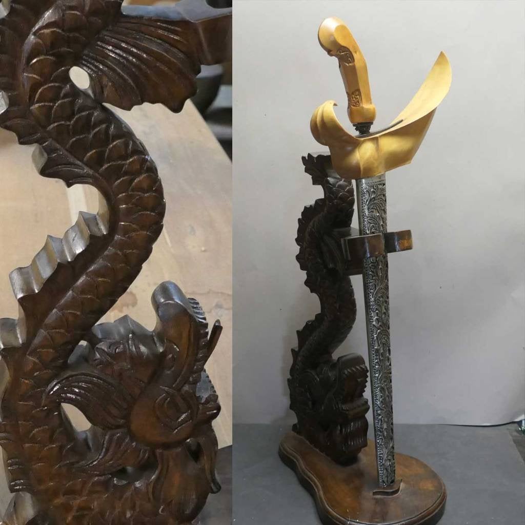 Keris houder Naga v. 1 Kris PX8 draak Indonesie GERESERVEERD, Ophalen of Verzenden