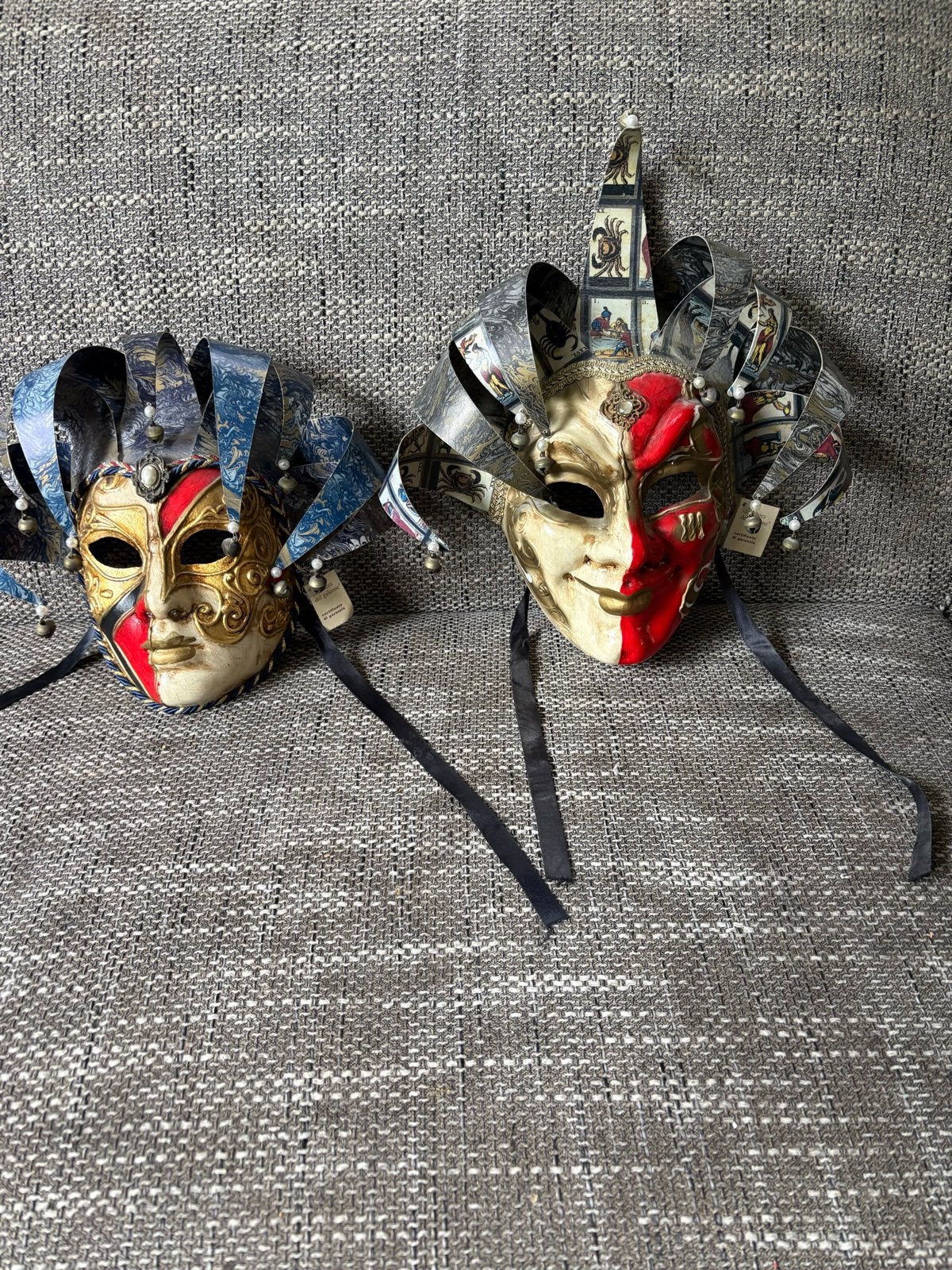 Venetiaanse maskers - set van 2, Ophalen