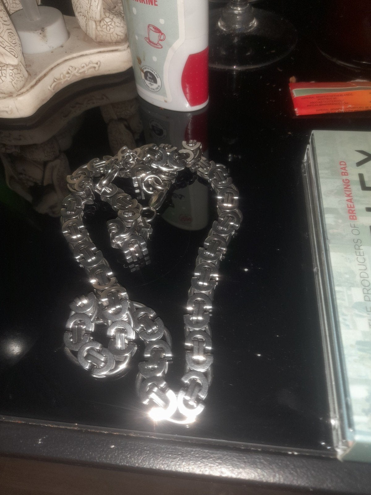 ketting zilver 70 cm, Sieraden, Tassen en Uiterlijk, Ophalen of Verzenden, Nieuw, Zilver, Zilver