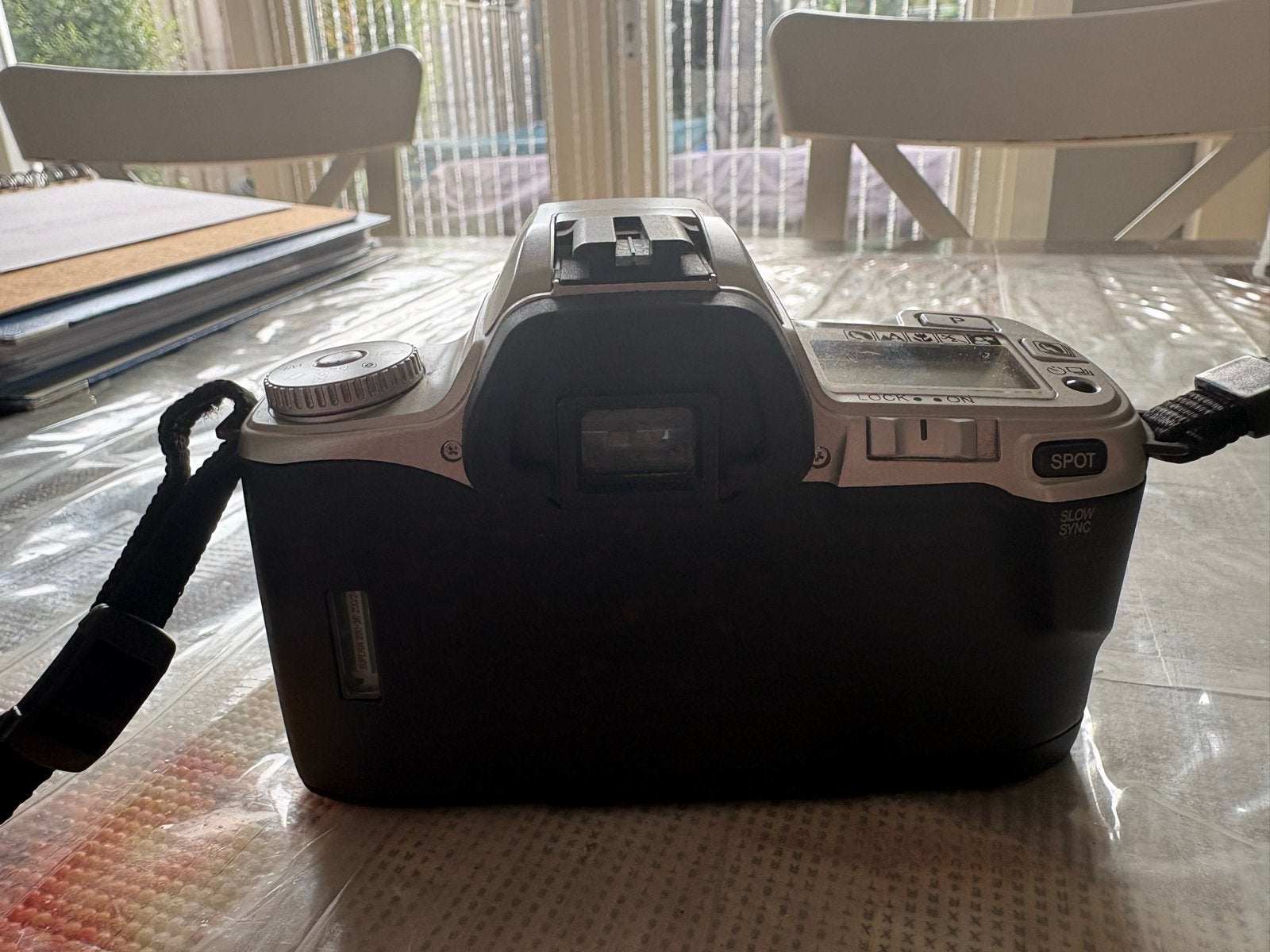 Minolta Dynax 404si Spiegelreflexcamera met 3 Tamron lenzen, Ophalen, Gebruikt, Spiegelreflex, Minolta