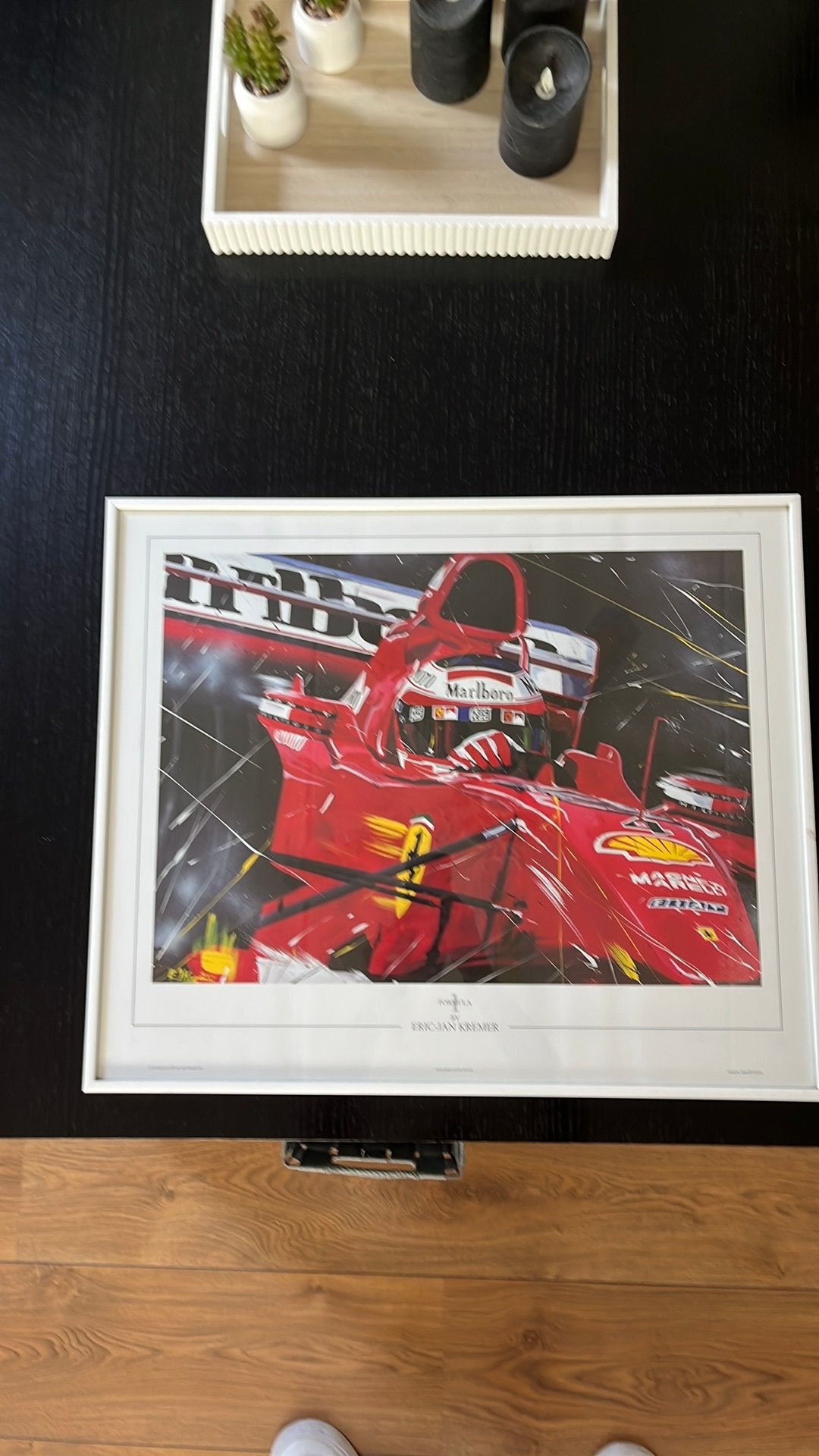 Formule 1 Kunstprint - Michael Schumacher, Ophalen, Realistisch, Gesigneerd, Print