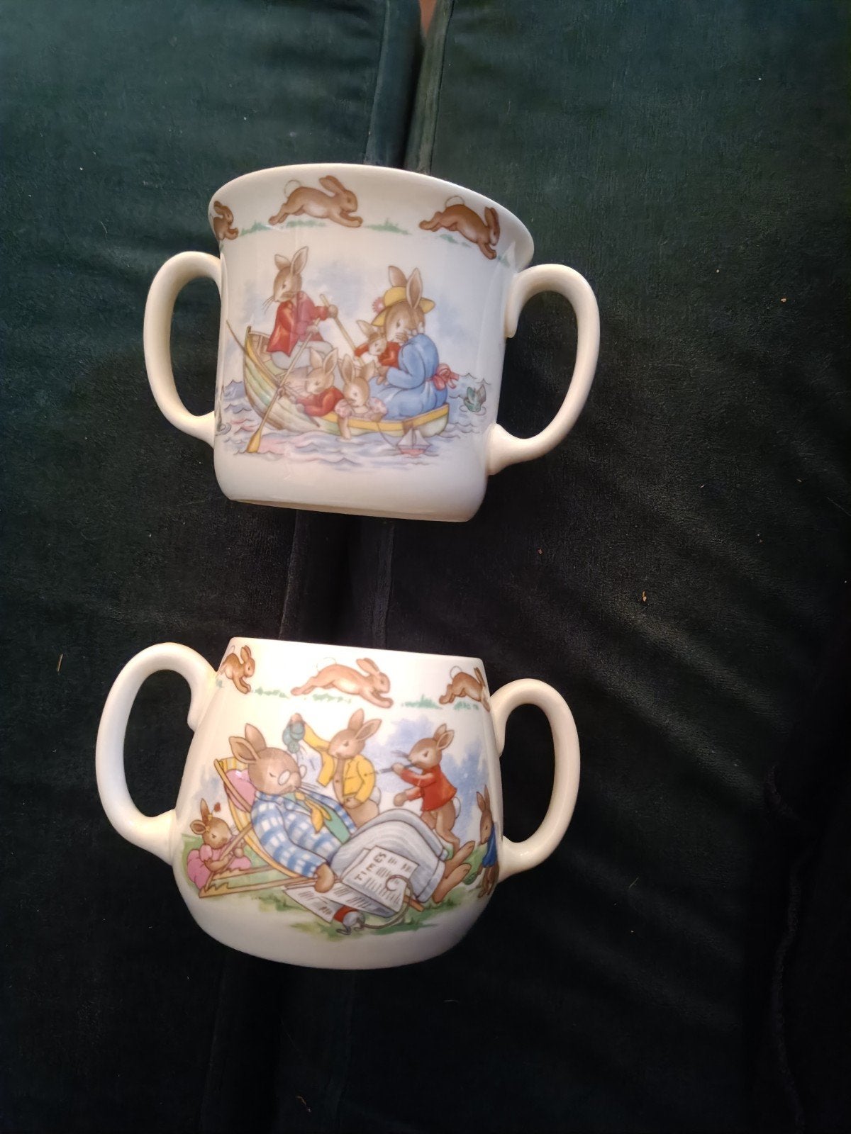 Bunnykins Kinderbekers van Royal Doulton - Set van 2, Antiek en Kunst, Ophalen of Verzenden