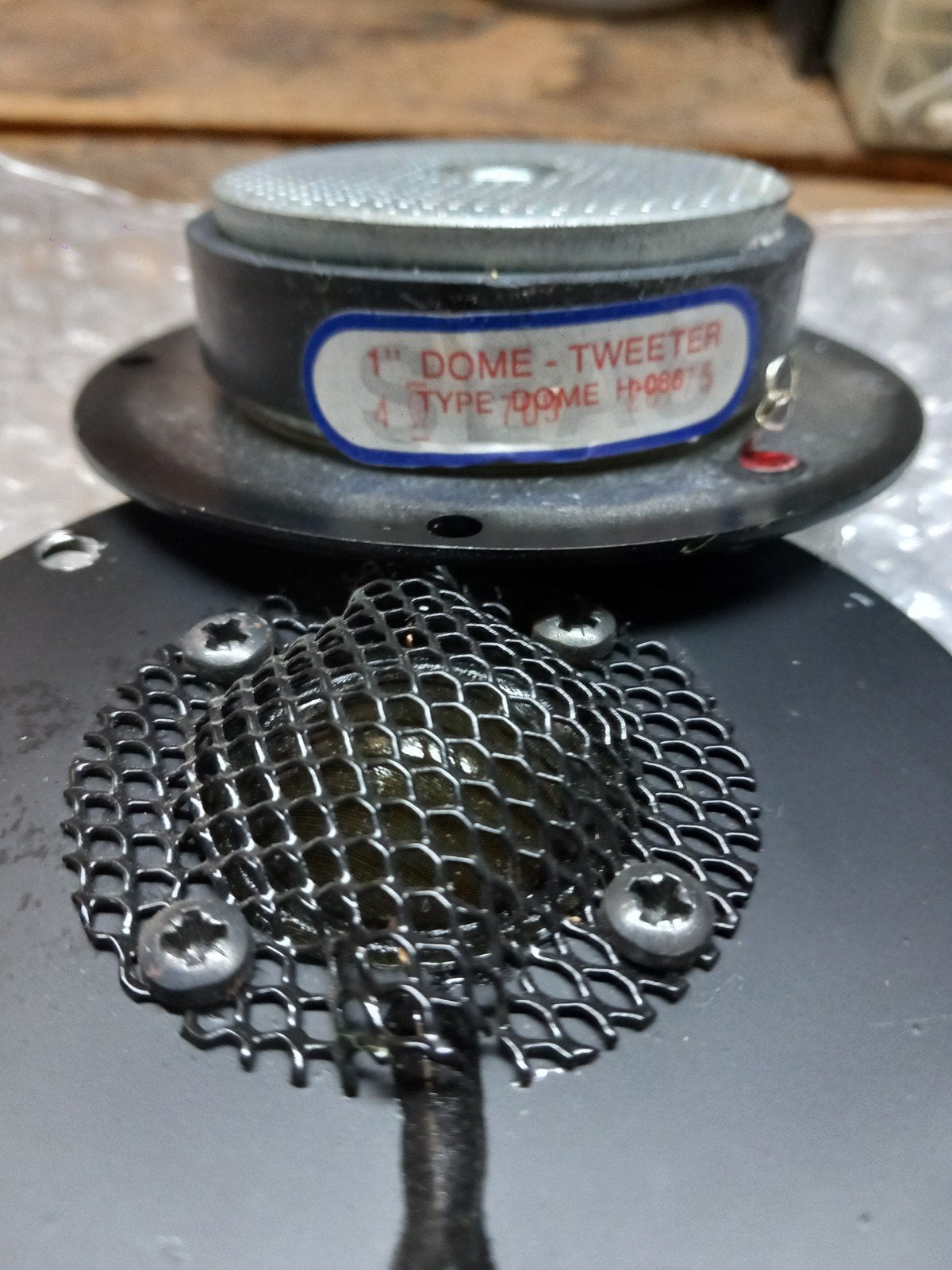 Mooie seas tweeters aangeboden type dome H- 086 zonder, Ophalen of Verzenden, Minder dan 60 watt, Front, Rear of Stereo speakers