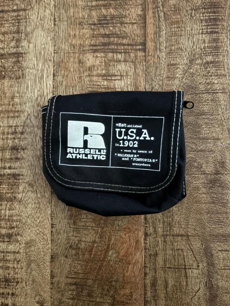 Russell Athletic riemtasje  - Zwart, Sieraden, Tassen en Uiterlijk, Toilettassen, Ophalen of Verzenden, Zo goed als nieuw, Zwart