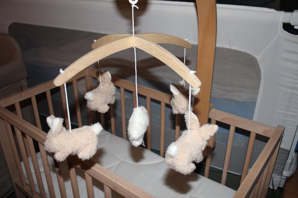 Zgan Little Dutch houten muziekmobiel uit de Baby Bunny, Kinderen en Baby's, Speelgoed | Babyspeelgoed, Ophalen of Verzenden, Zo goed als nieuw