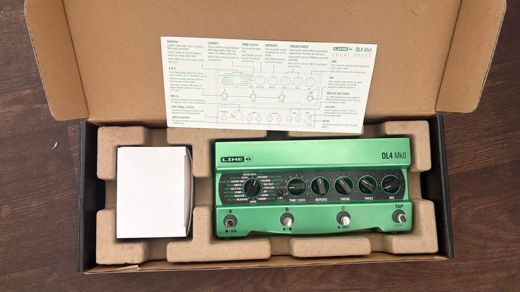 Line 6 DL4 MKII Delay en Looper Pedaal, Ophalen of Verzenden, Zo goed als nieuw, Delay of Echo