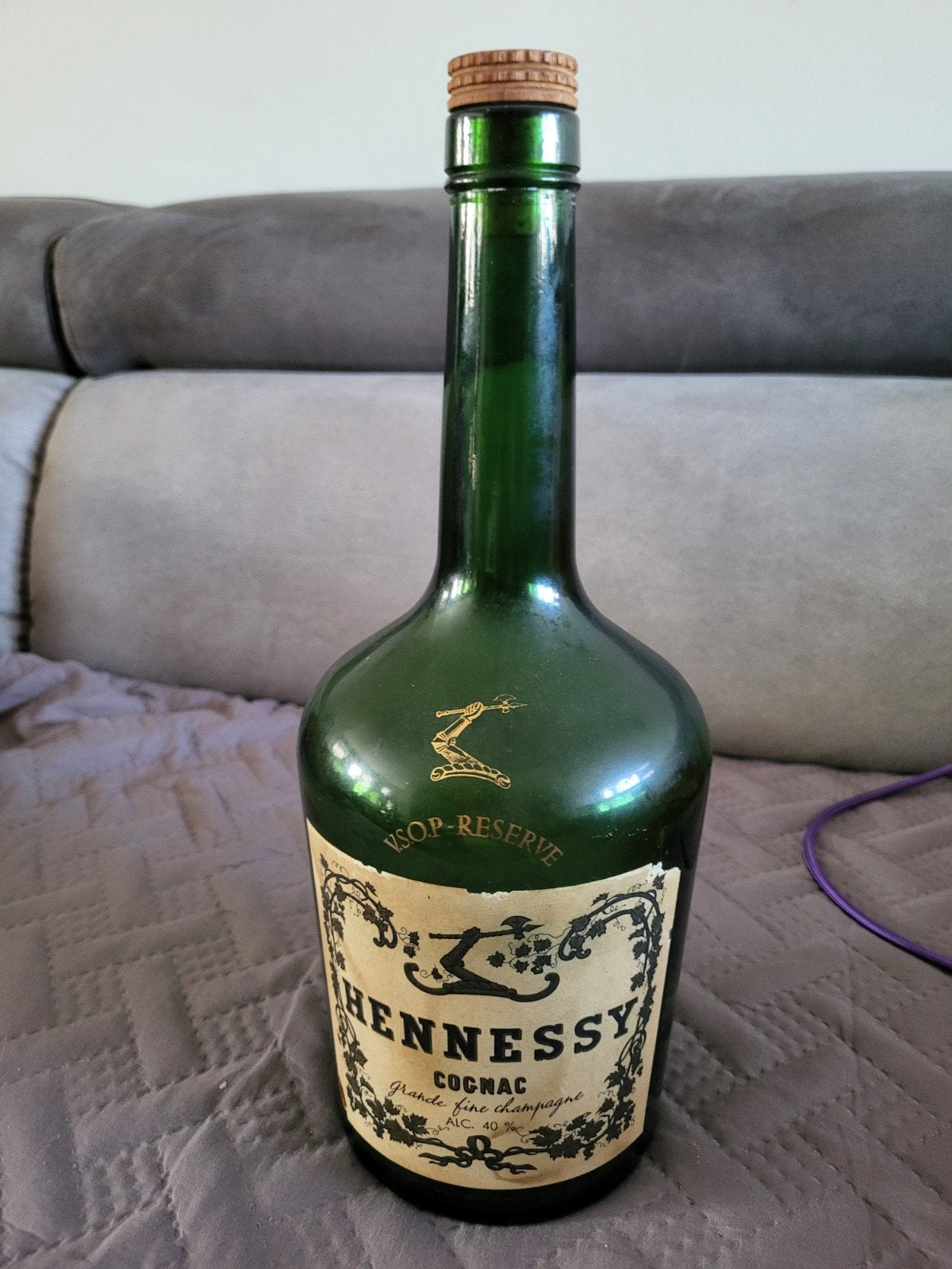 lege deco Fennesy cognac fles, Ophalen of Verzenden, Gebruikt, Overige typen