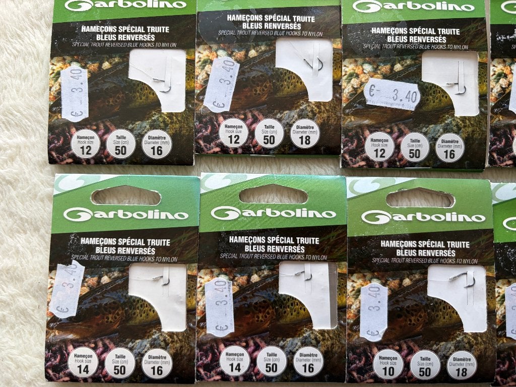 adv 350 / NIEUW mixset 8 forel onderlijnboekjes, Ophalen of Verzenden, Nieuw, Haak