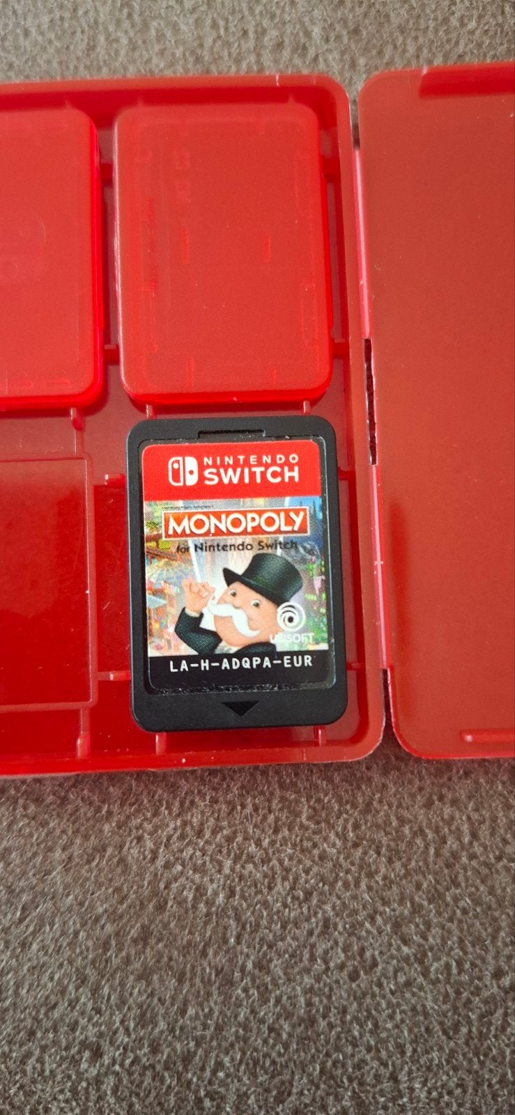Monopoly Nintendo Switch (zonder doosje, met beschermhoes), Ophalen of Verzenden, Zonder controller, Switch Original, Gebruikt