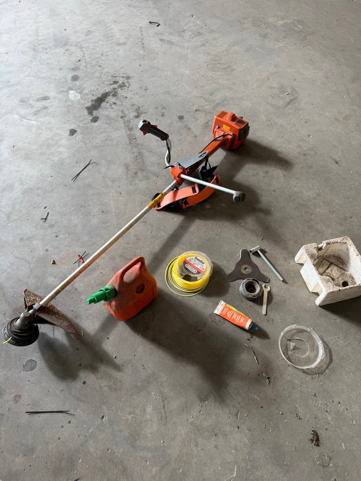 Husqvarna 235R bosmaaier, Ophalen, Gebruikt, Benzine