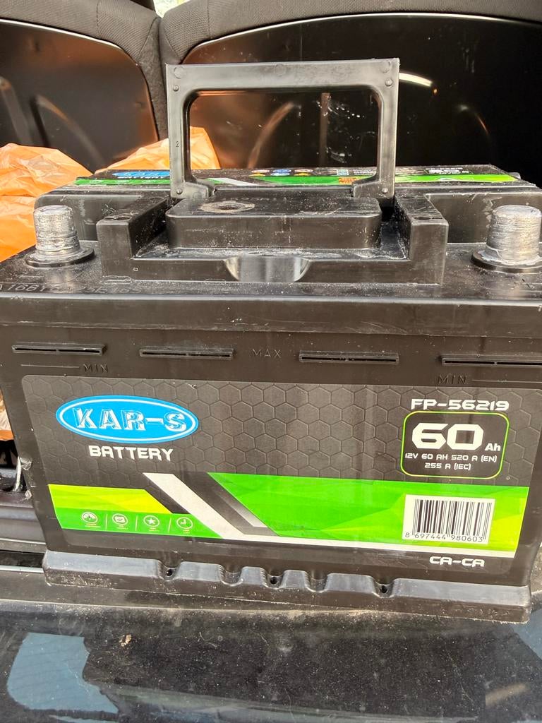 KAR-S Accu 60 Ah 520 A (EN) - Nieuw, Ophalen, Nieuw