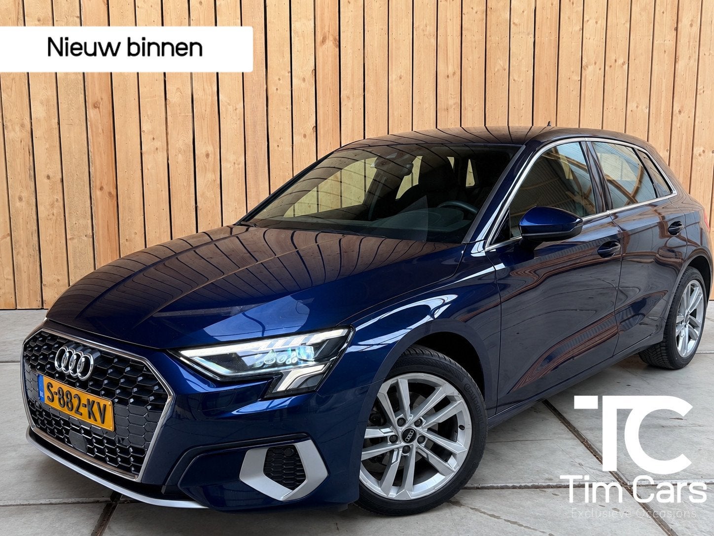 Audi A3 Sportback 30 TFSI Advanced edition Automaat | Sports, Auto's, Gebruikt, Euro 6, Blauw, Origineel Nederlands