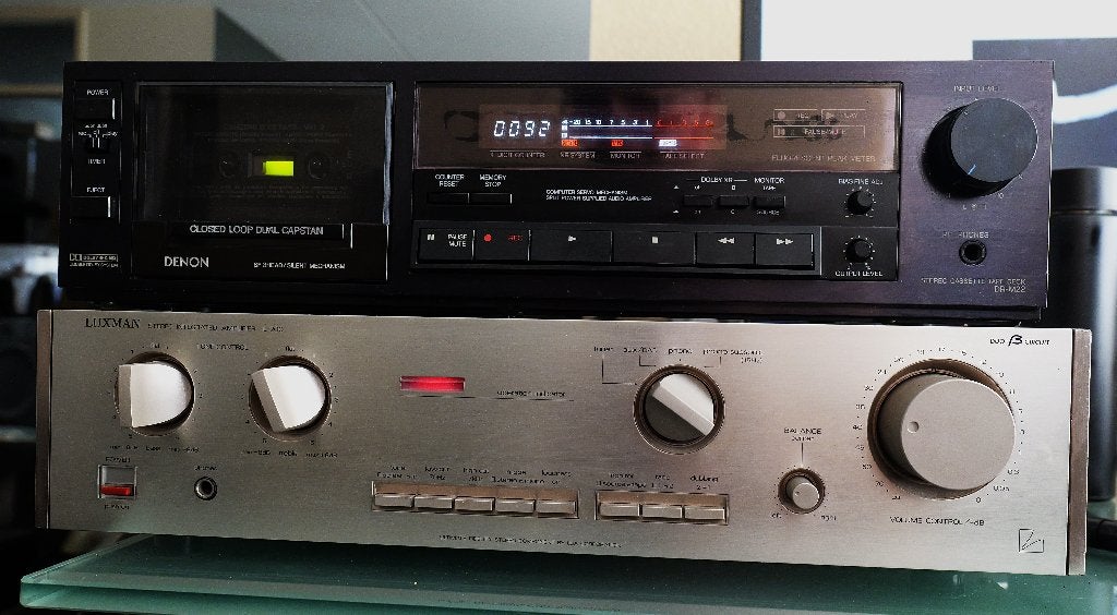 DENON cassettedeck DR RM-22, Ophalen of Verzenden, Enkel, Denon, Tiptoetsen