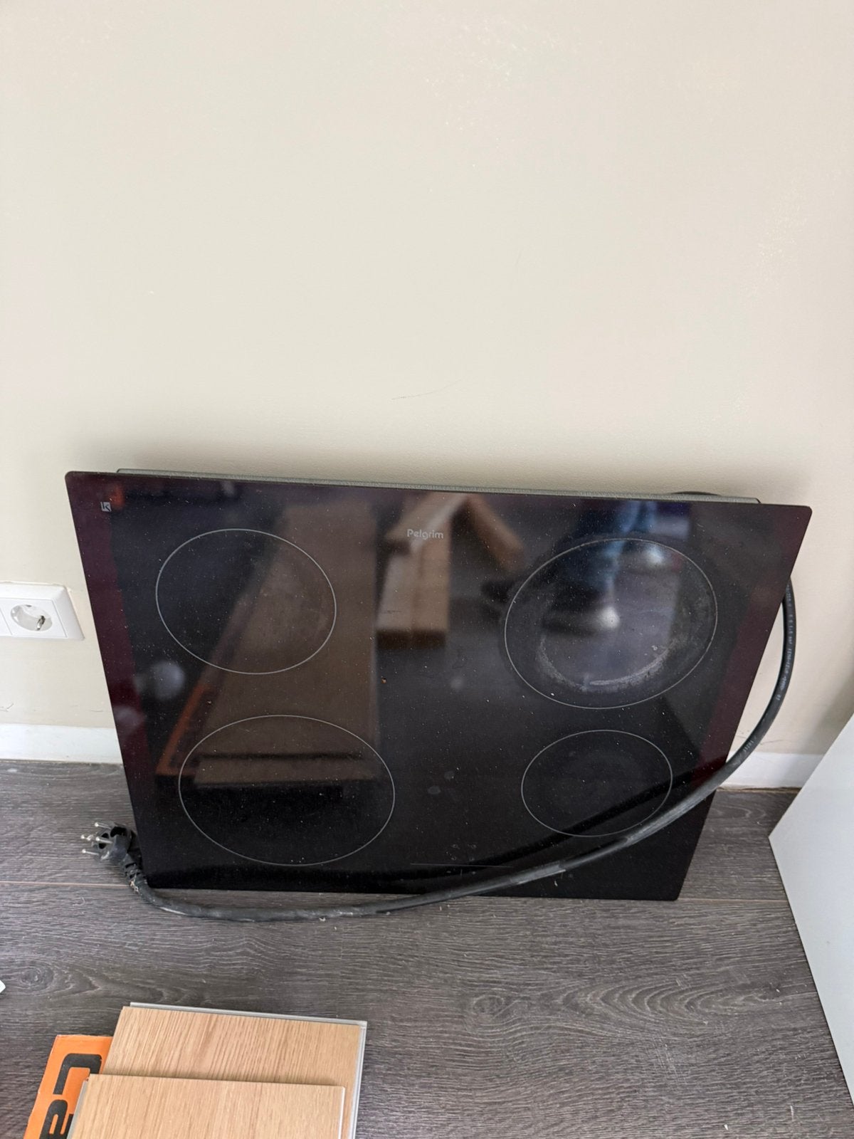 keramische kookplaat pelgrim, Ophalen, Zo goed als nieuw, 100 cm of meer, 50 Hz