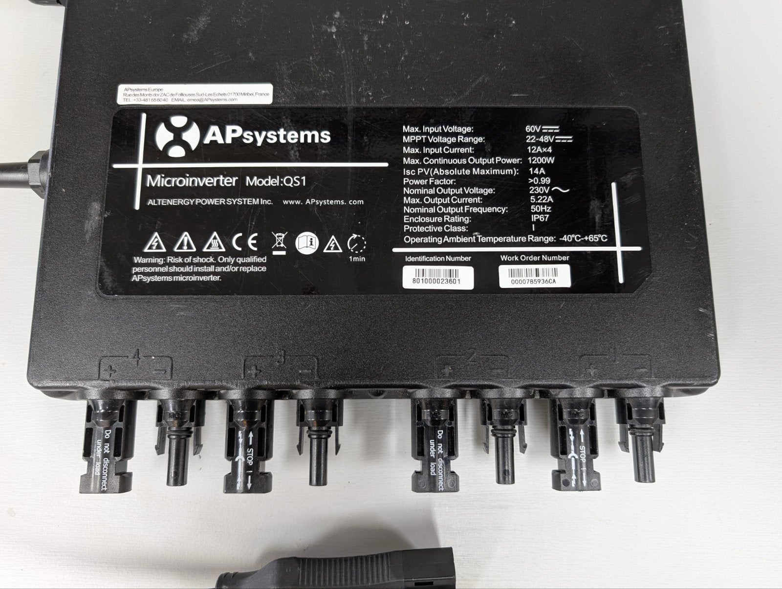 APSystems Micro-omvormer QS1, Doe-het-zelf en Verbouw, Ophalen of Verzenden, Gebruikt, Overige typen