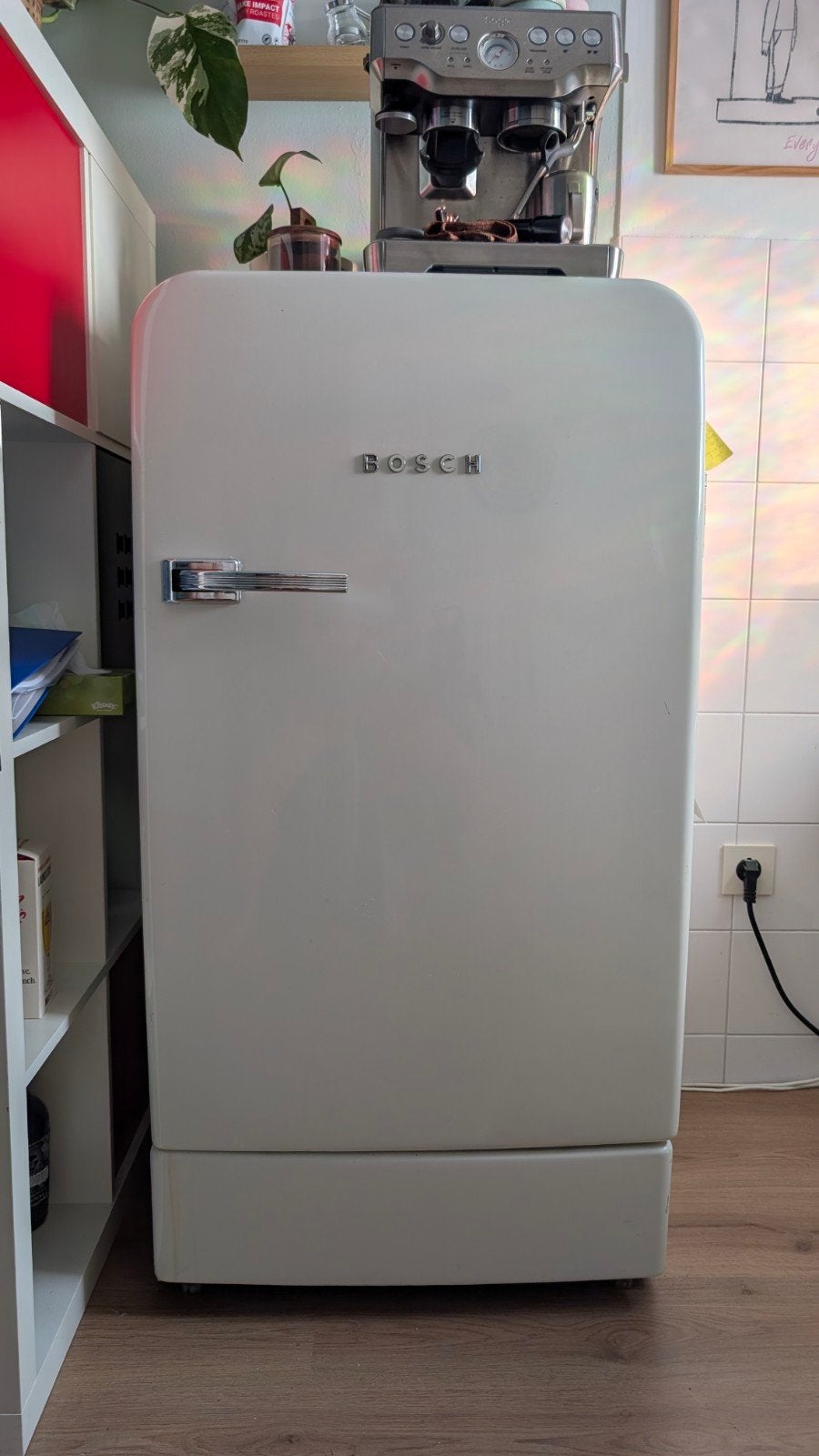 Bosch Classic Edition Koelkast - Retro, Ophalen, Gebruikt, 120 tot 140 cm, 100 tot 150 liter