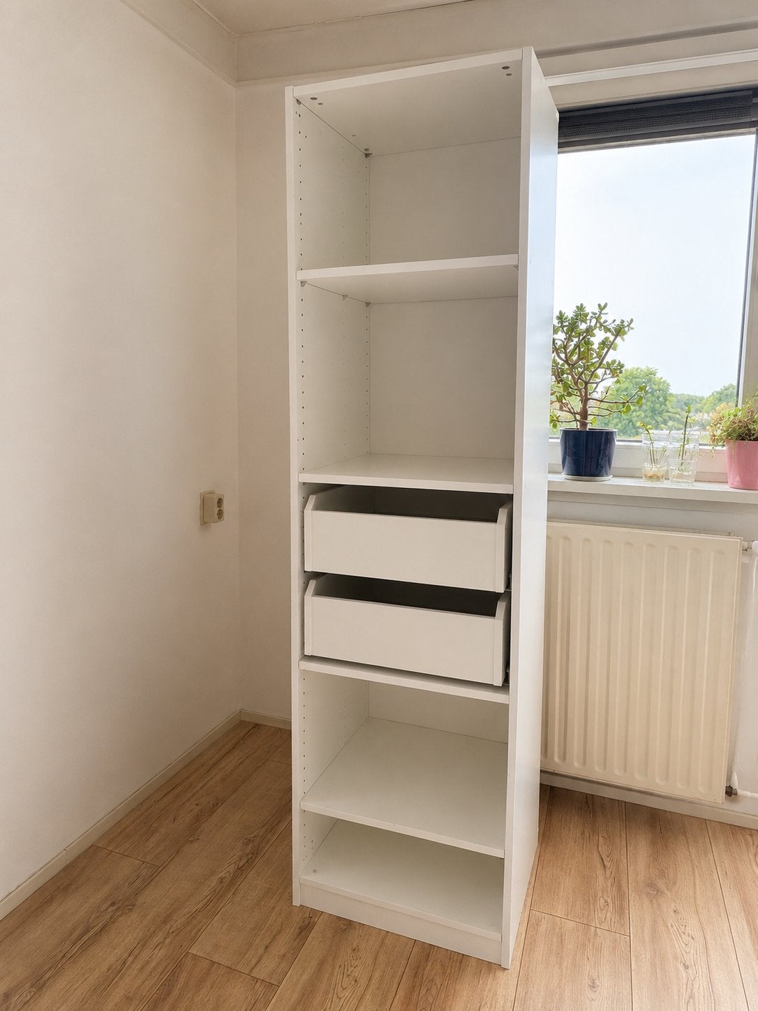 Witte pax kast ikea, Gebruikt, 200 cm of meer, 50 tot 75 cm, 50 tot 100 cm