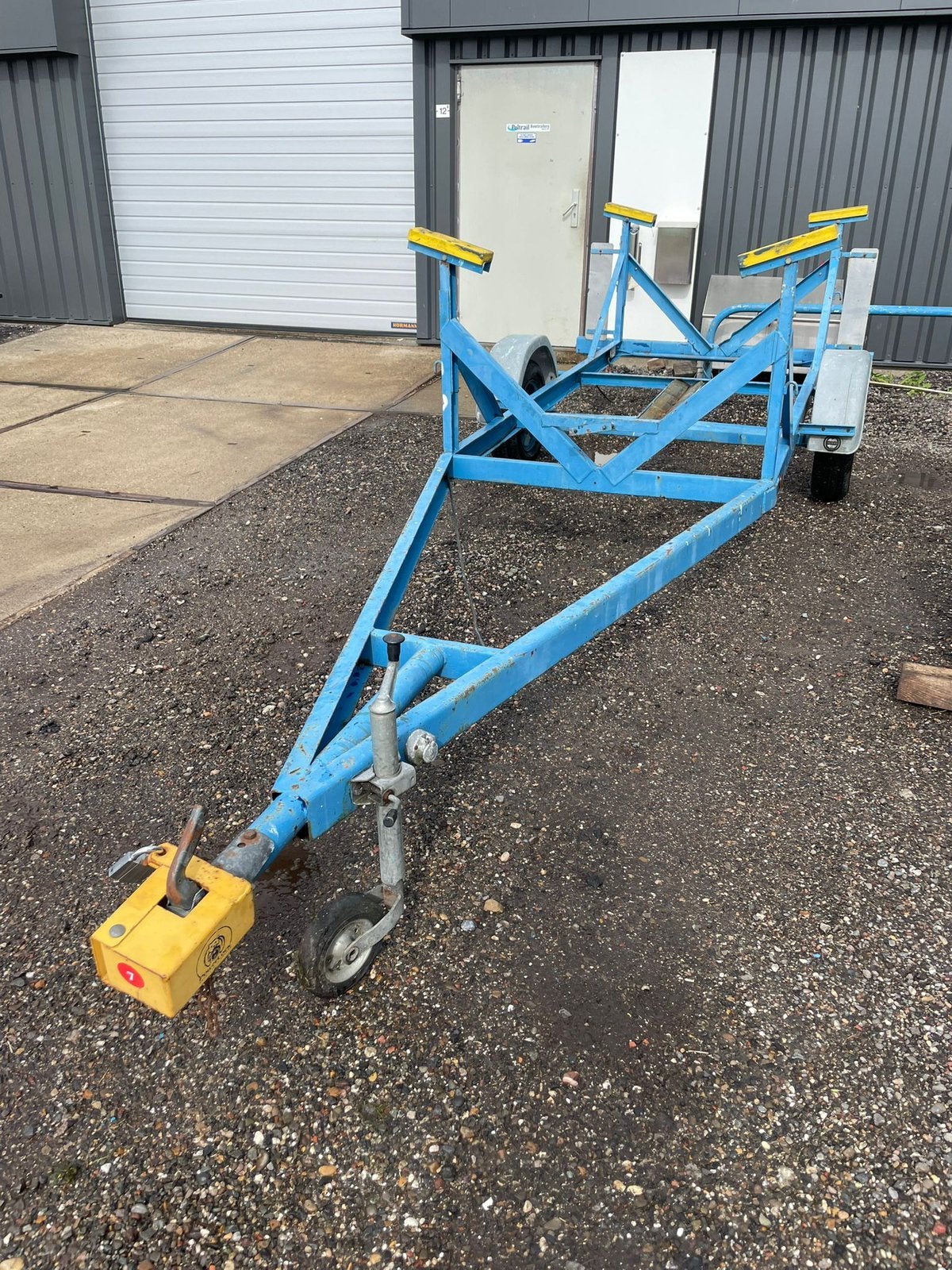 Zeilboottrailer stallingstrailer 750 kg kielboot trailer, Watersport en Boten, Boottrailers, Ophalen, Minder dan 1500 kg, Gebruikt