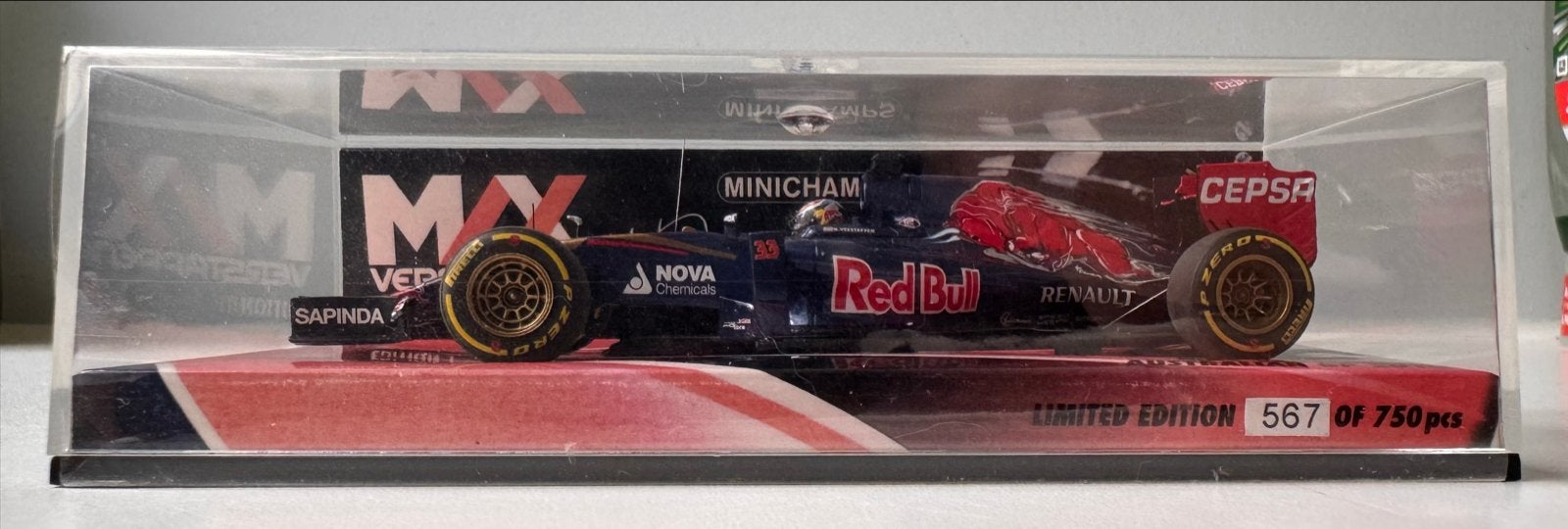 Max Verstappen 1:43 Toro Rosso STR10 Australian GP 2015, Verzenden, Nieuw, Overige typen