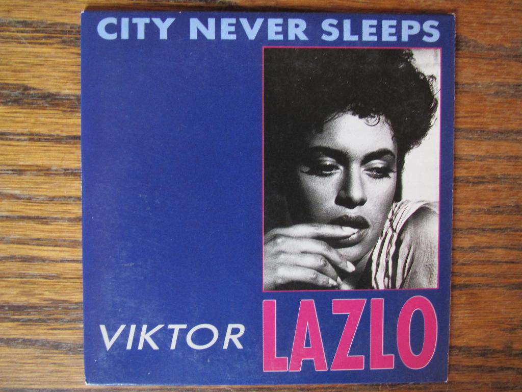 City Never Sleeps (extended mix) - Viktor Lazlo, Gebruikt, Maxi-single, Ophalen of Verzenden, 1 single