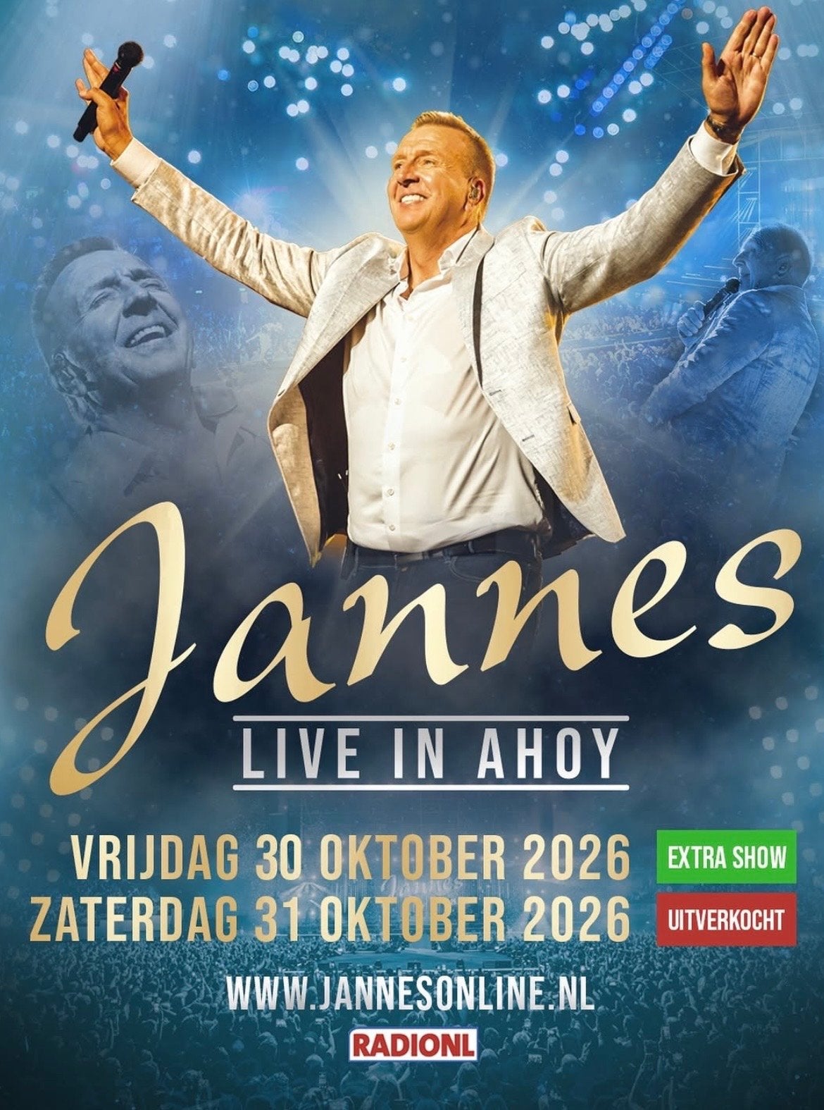 6x staanplaatsen 31oktober Jannes, Tickets en Kaartjes, Drie personen of meer, Oktober