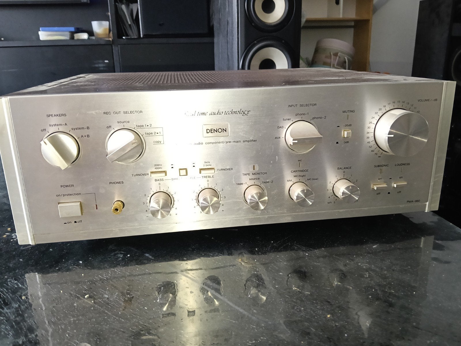 Denon PMA 960, Ophalen, Versterker