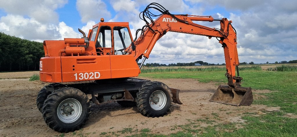 Atlas 1302D mobiele kraan., Ophalen, Graafmachine