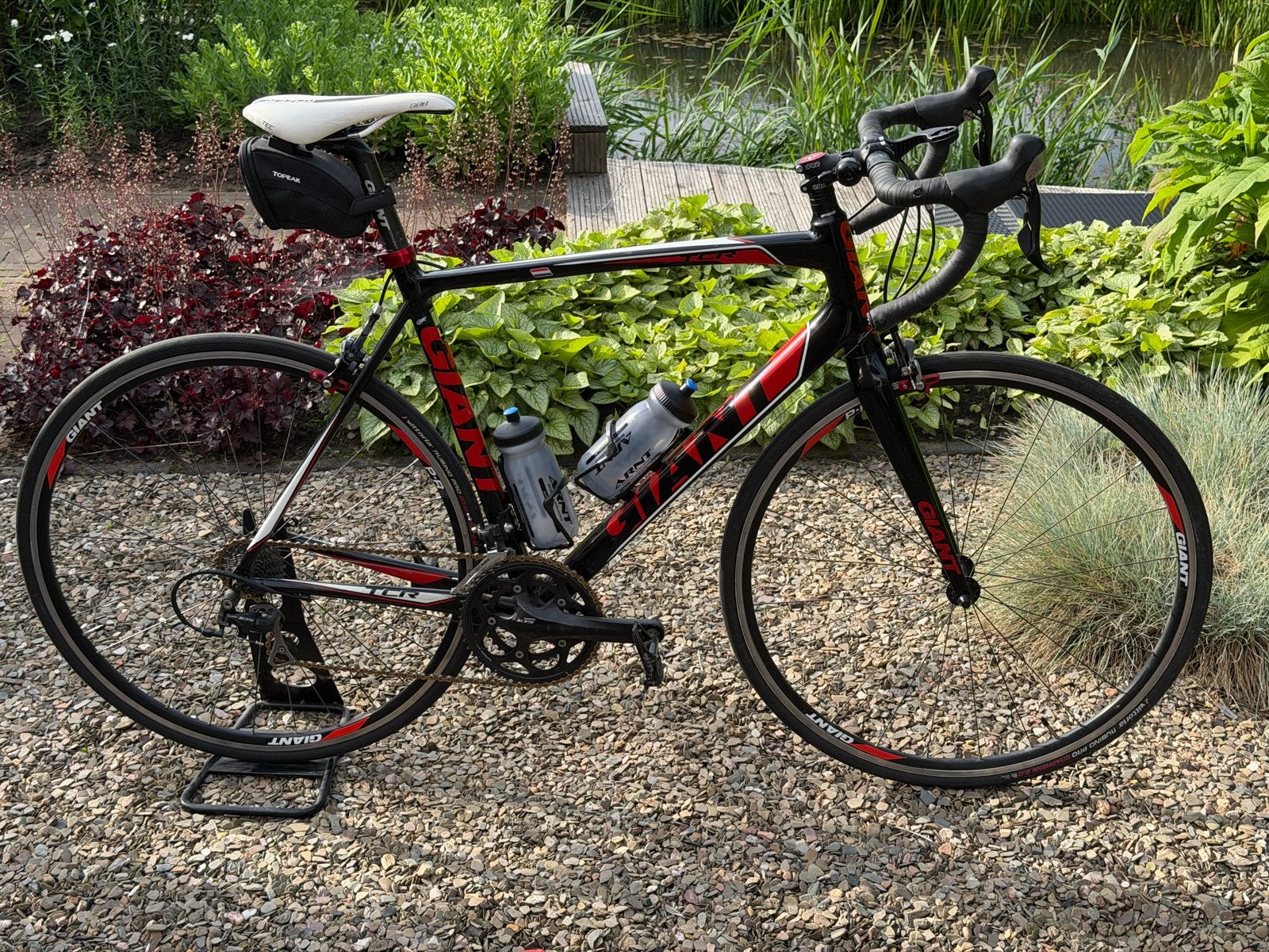 Giant racefiets - Shimano 105 - Goede staat, Ophalen, 28 inch, Gebruikt, Aluminium