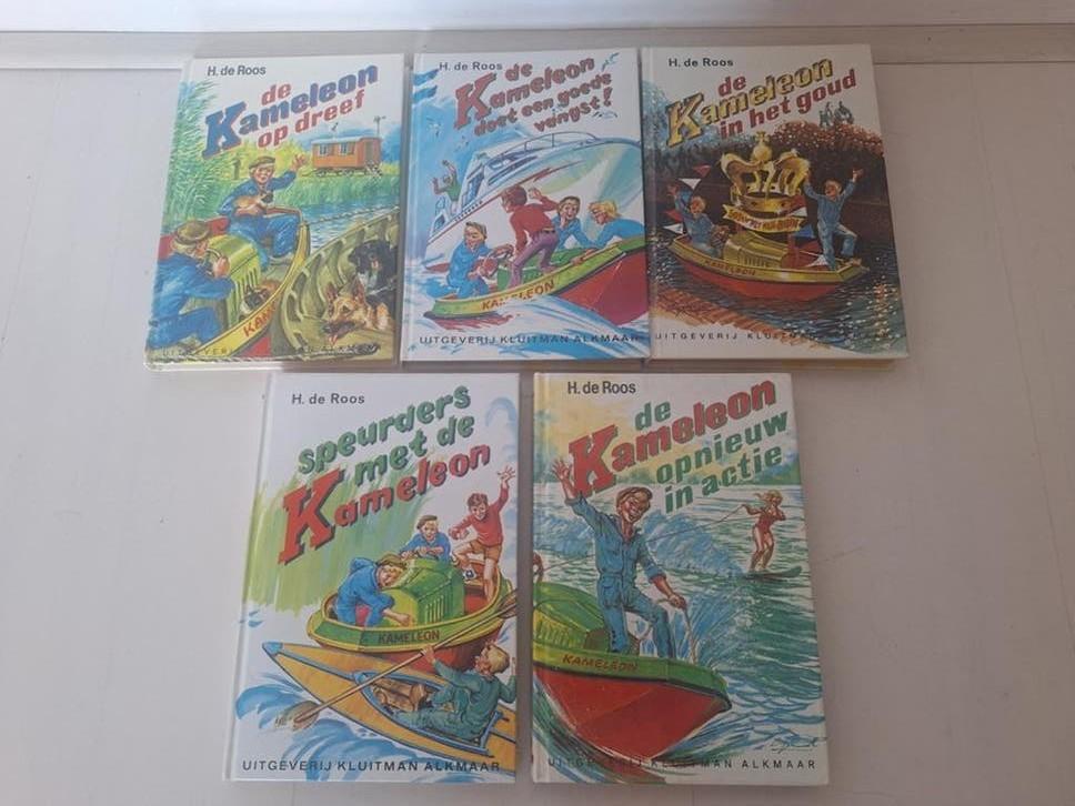 De Kameleon boeken - 5-delige set, Boeken, Ophalen of Verzenden, Gelezen, H. de Roos, Fictie algemeen