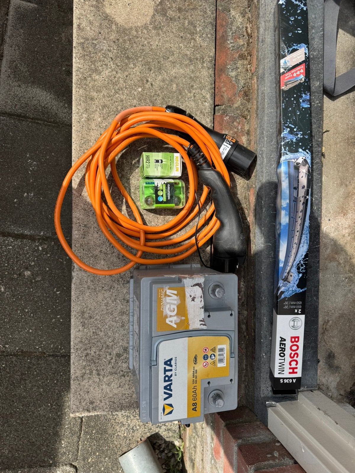 Laadkabel accu en ruitenwissers opel ampera., Ophalen, Nieuw