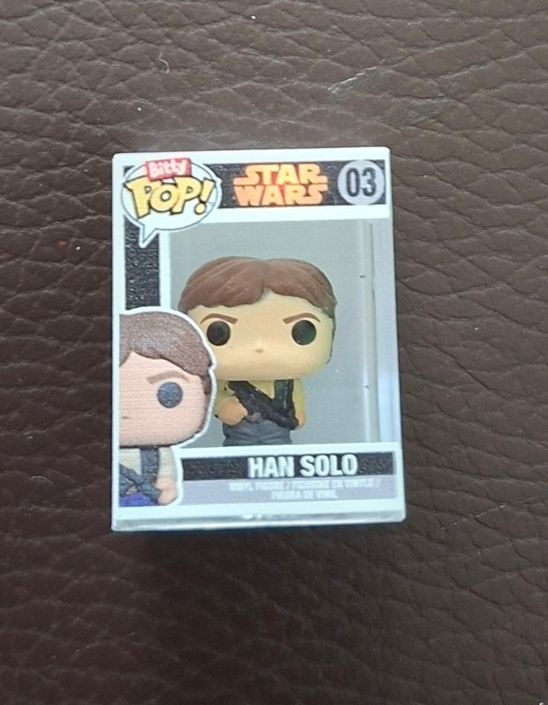 Funko Pop: Han Solo 03 ( size Bitty Pop) prematuur, Verzenden, Nieuw, Actiefiguurtje