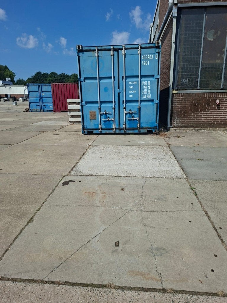Zeecontainer gebruikt, Ophalen, Gebruikt