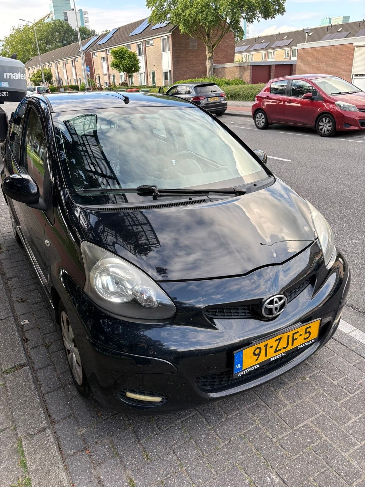 Toyota Aygo 1.0 12V Vvt-i 5DRS 2009 Zwart, Auto's, Voorwielaandrijving, 4 stoelen, Handgeschakeld, Particulier