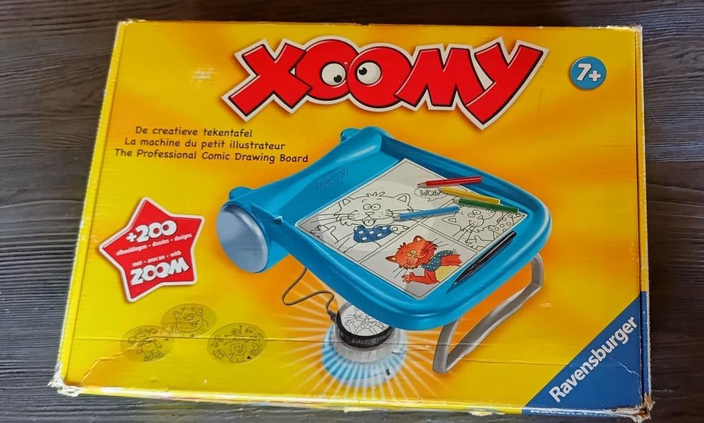 Xoomy Ravensburger Tekentafel met Licht en Zoom, Ophalen of Verzenden, Gebruikt, Knutselen, Met licht