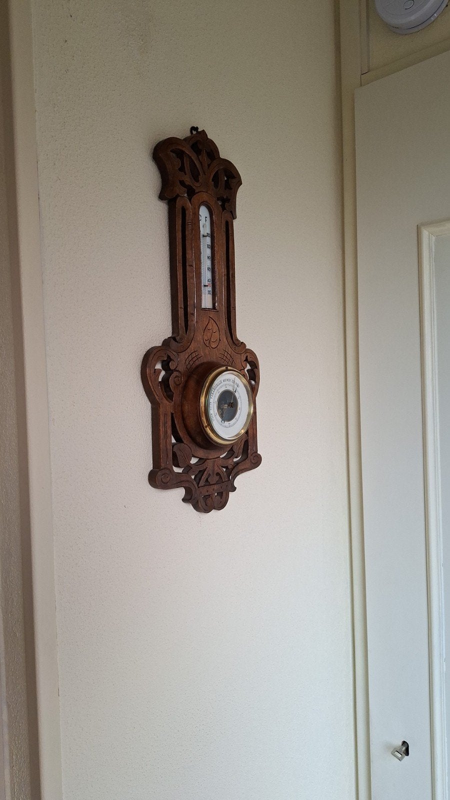 Antieke Barometer., Ophalen of Verzenden