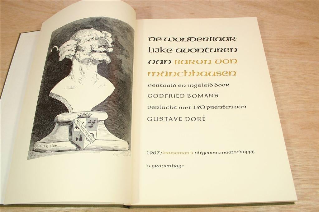 Baron Von Münchhausen — Bomans & Vele Illustraties [1967], Boeken, Literatuur, Ophalen of Verzenden, Gelezen